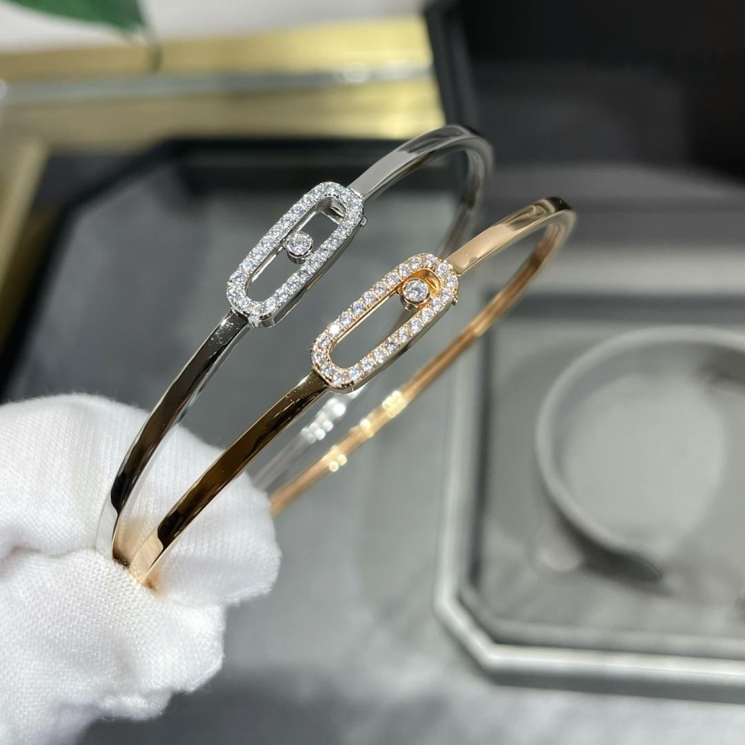 [OAKJURI Jewelry]Move Uno pavé flex bangle medium