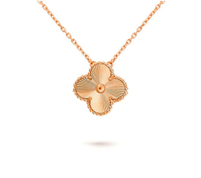 [OAKJURI Jewelry]CLOVER 15MM SINGLE FLOWER NECKLACE COLLECTION