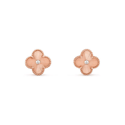 [OAKJURI Jewelry]CLOVER  15MM DIAMOND EARRINGS COLLECTION