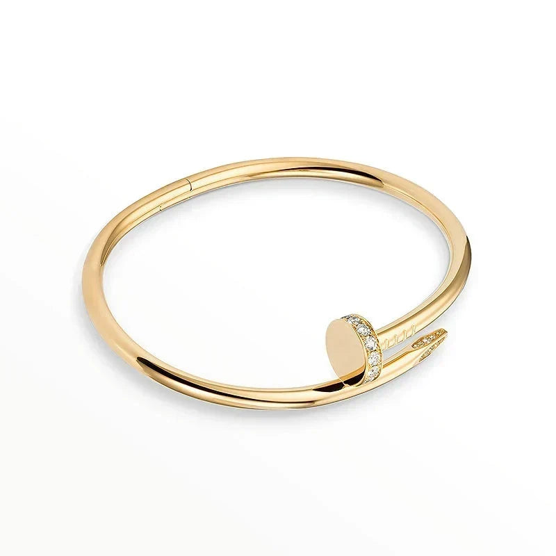 [OAKJURI Jewelry] LOVE Classic & JUSTE Diamond Bracelet Stack Set