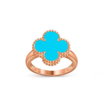 [OAKJURI Jewelry]CLOVER RING ROSE GOLD COLLECTION
