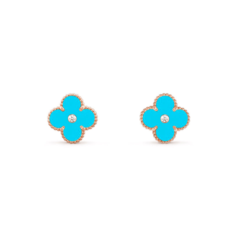[OAKJURI Jewelry]CLOVER  15MM DIAMOND EARRINGS COLLECTION