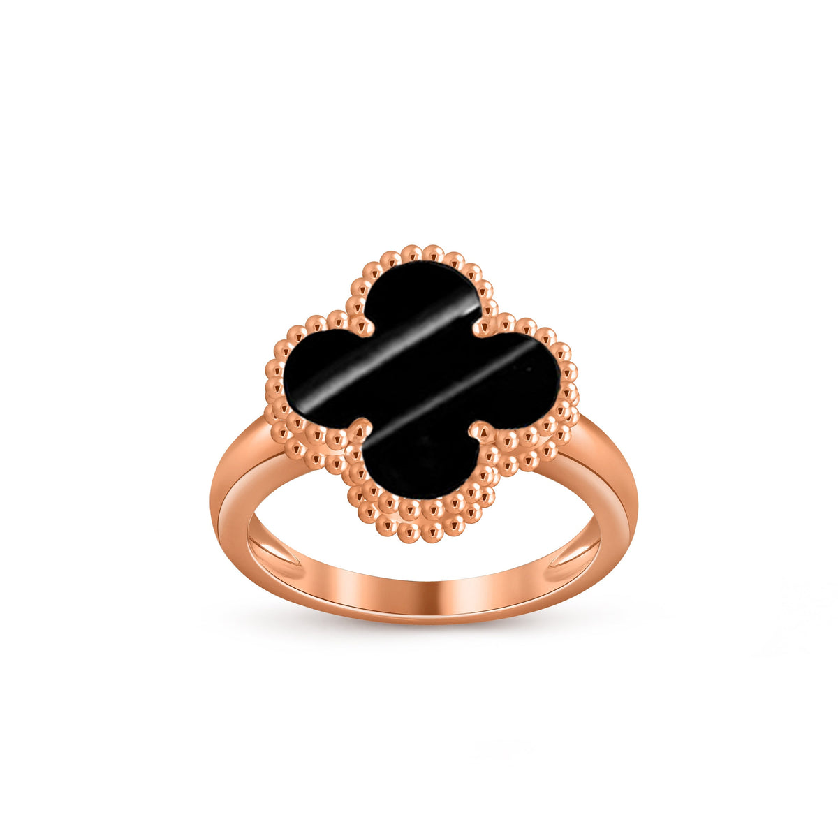 [OAKJURI Jewelry]CLOVER RING ROSE GOLD COLLECTION