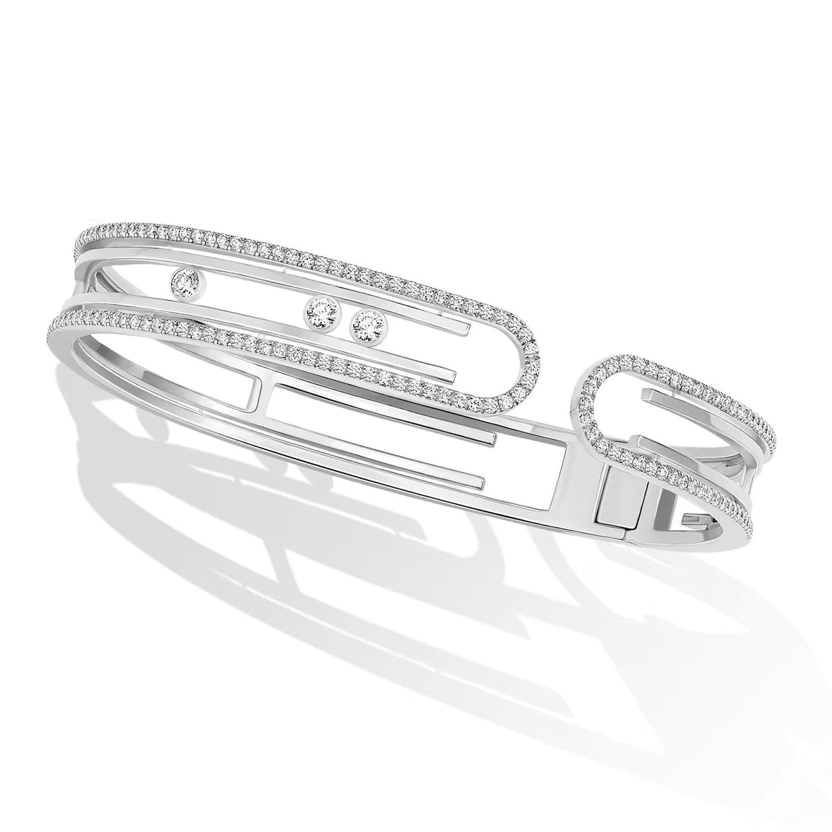 [OAKJURI Jewelry]MOVE 10TH PAVED DIAMOND BRACELET