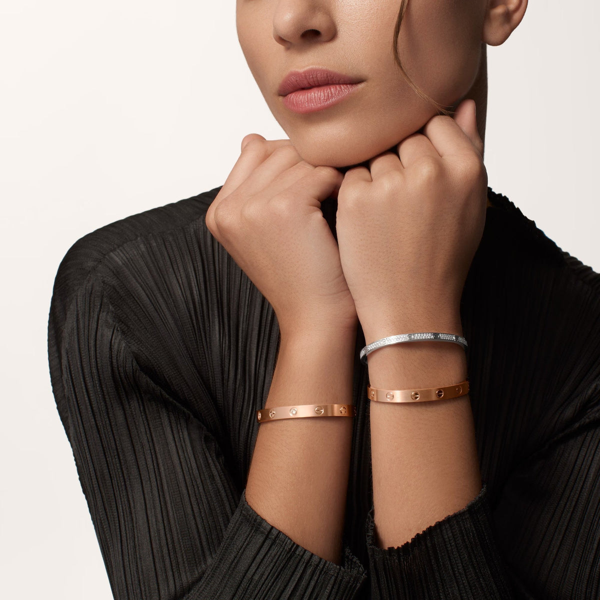 [OAKJURI Jewelry] LOVE BRACELET 6.1MM BRUSHED