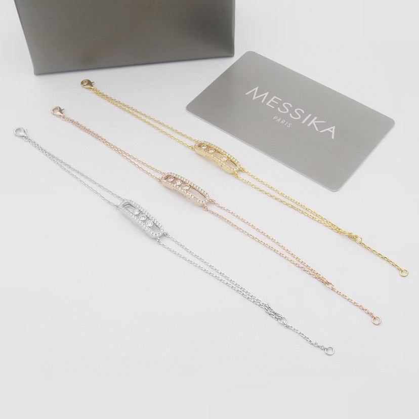 [OAKJURI Jewelry] Move Classique pavé bracelet