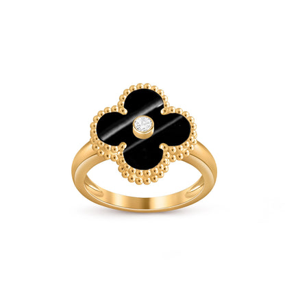 [OAKJURI Jewelry]CLOVER DIAMOND RING GOLD COLLECTION
