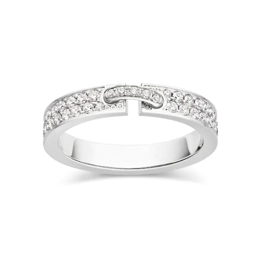 [OAKJURI Jewelry]ALLIANCE LIENS VIDENCE PAVED DIAMOND 4MM RING