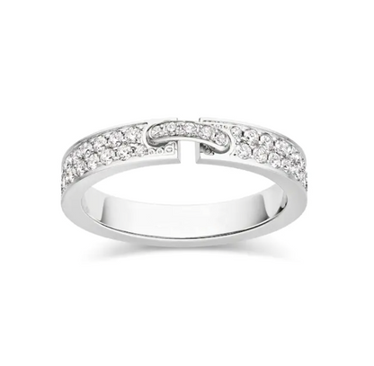 [OAKJURI Jewelry]ALLIANCE LIENS VIDENCE PAVED DIAMOND 4MM RING