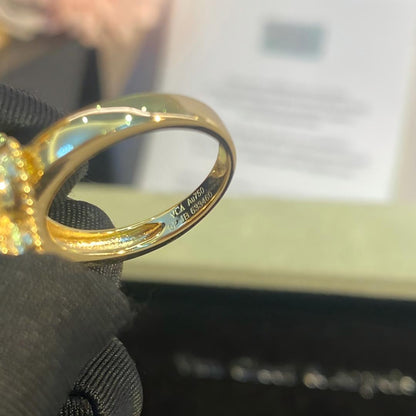 [OAKJURI Jewelry]NEW CLOVER PINK ENAMEL RINGS
