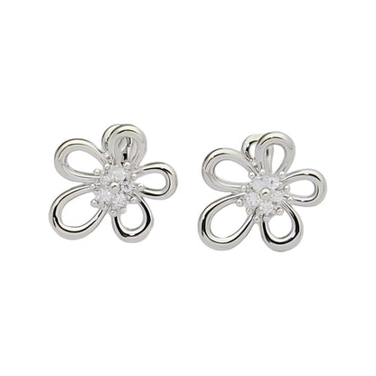 [OAKJURI Jewelry] FLOWERLACE EARRING 5 DIAMONDS