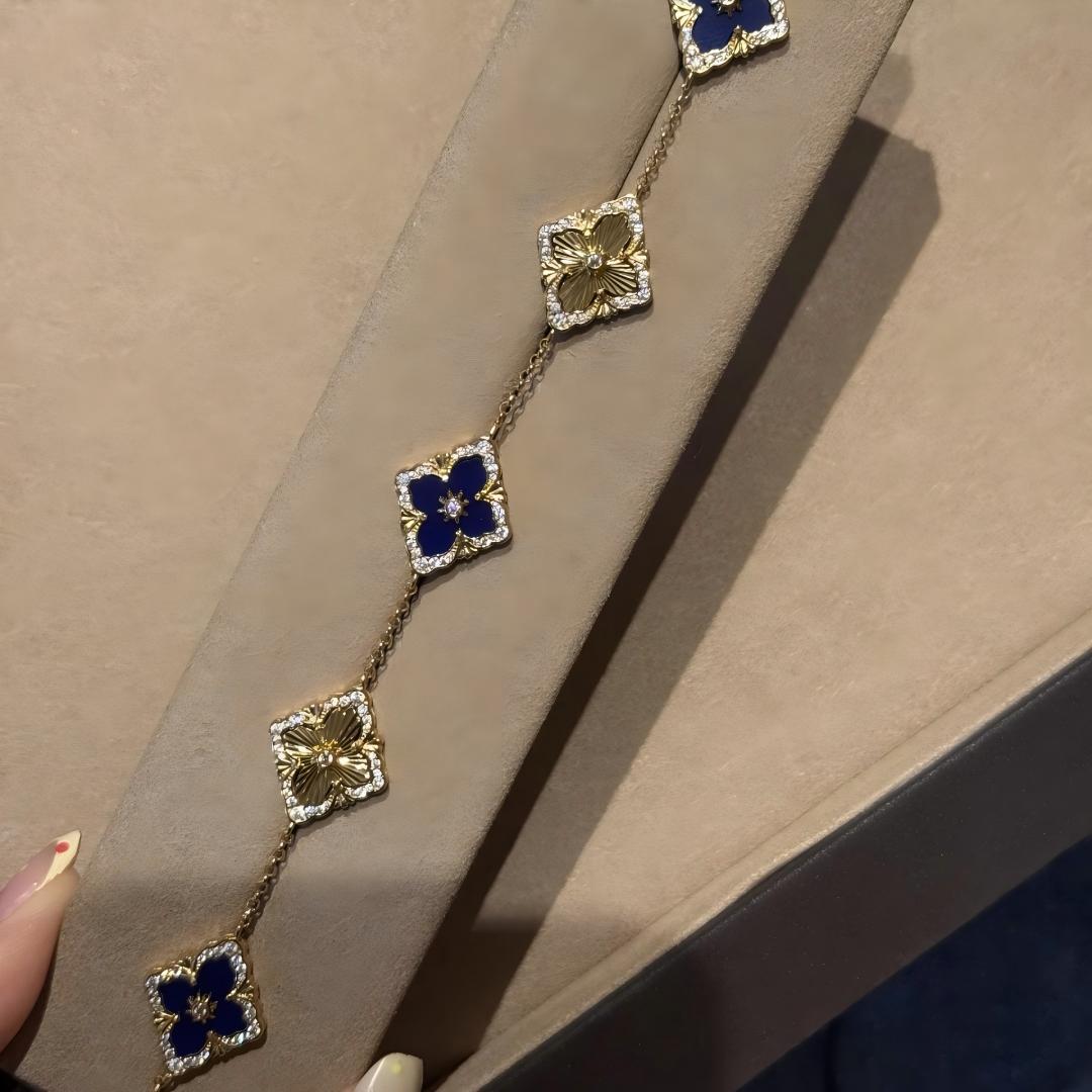 [OAKJURI Jewelry JEWELRY] OPERA 5 MOTIFS TULLE ENAMEL BRACELET