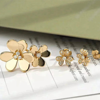 [OAKJURI Jewelry]CLOVER COMOS GOLD DIAMOND RING