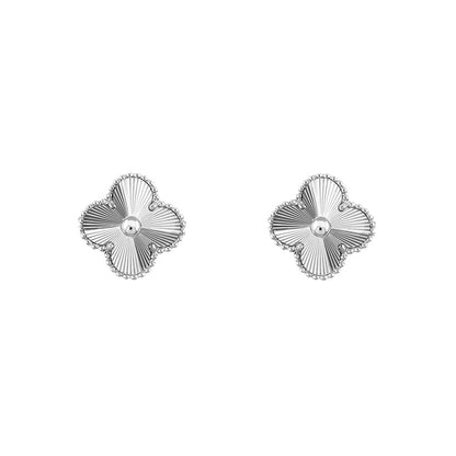 [OAKJURI Jewelry]CLOVER SILVER 15MM EARRINGS COLLECTION