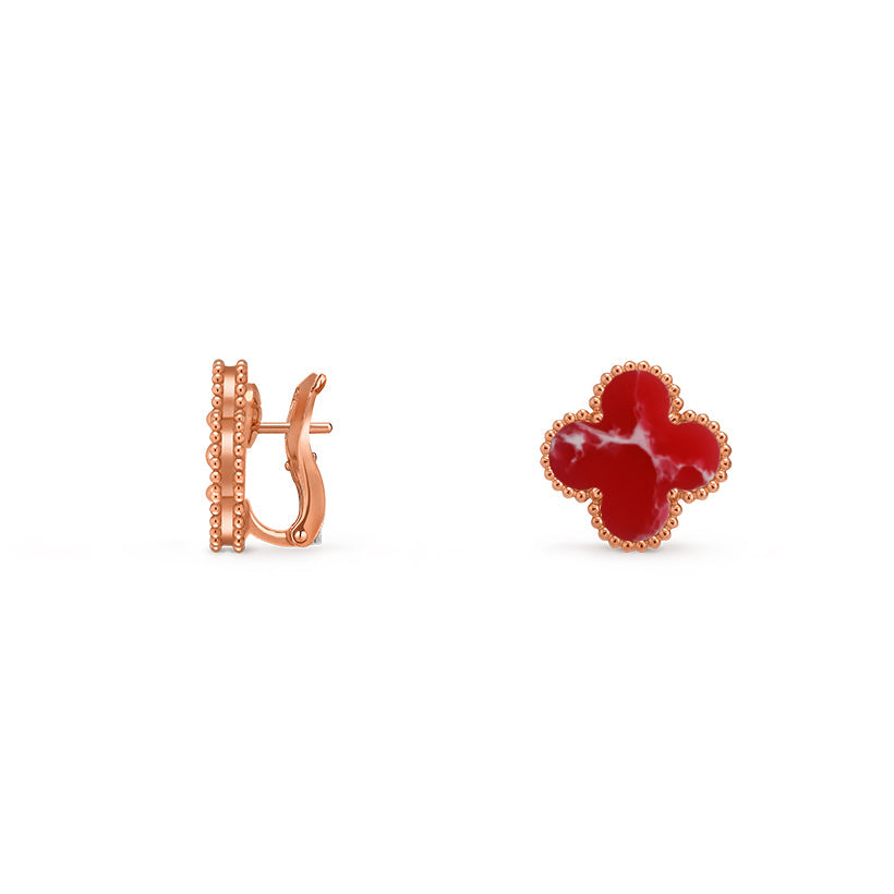 [OAKJURI Jewelry]CLOVER 15MM MOP EARRINGS COLLECTION
