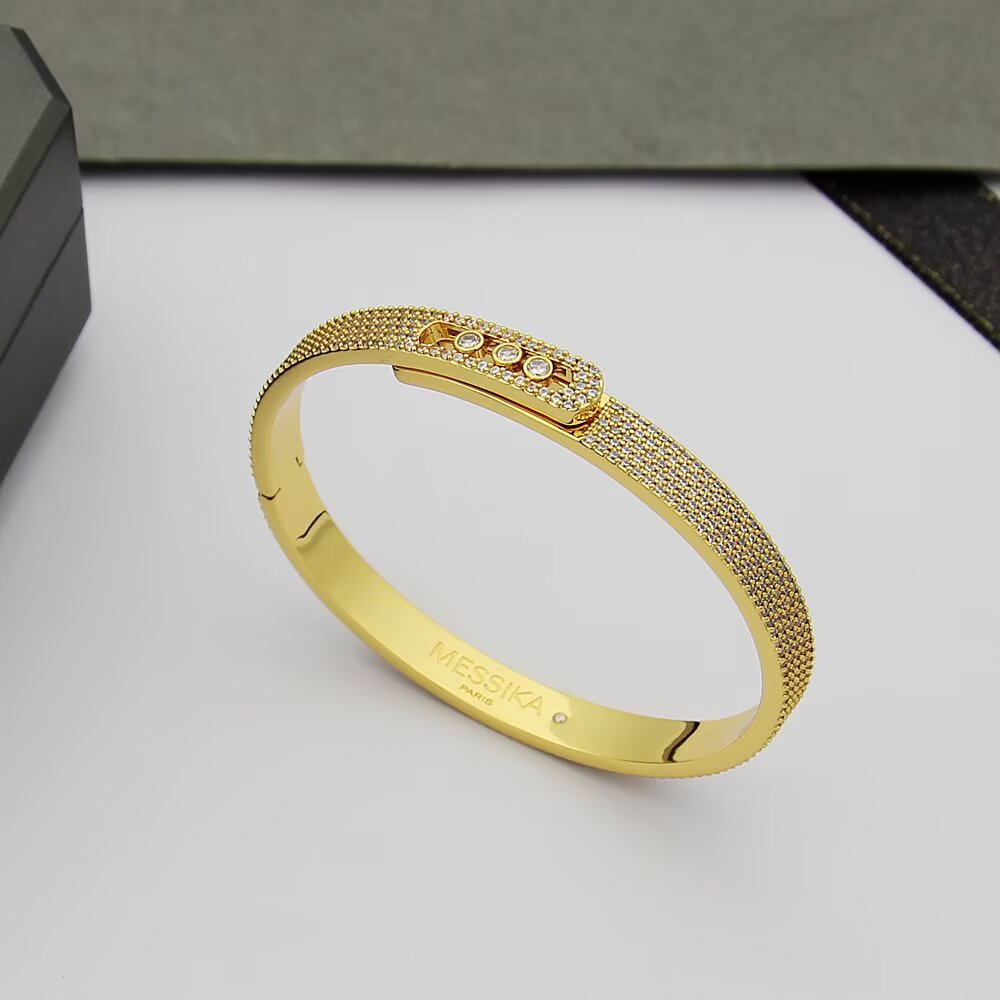 [OAKJURI Jewelry]Move Noa Full Pavé Diamond Bangle Bracelet