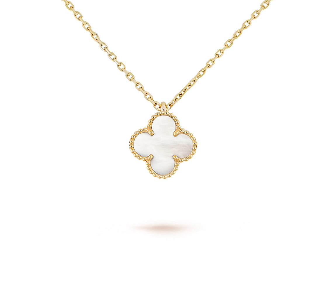 [OAKJURI Jewelry]CLOVER MINI 9.5MM CARNELIANS NECKLACE COLLECTION