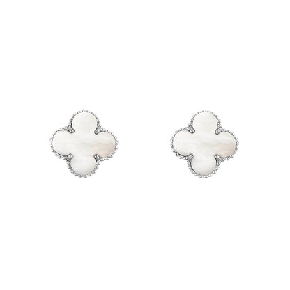 [OAKJURI Jewelry]CLOVER SILVER 15MM EARRINGS COLLECTION