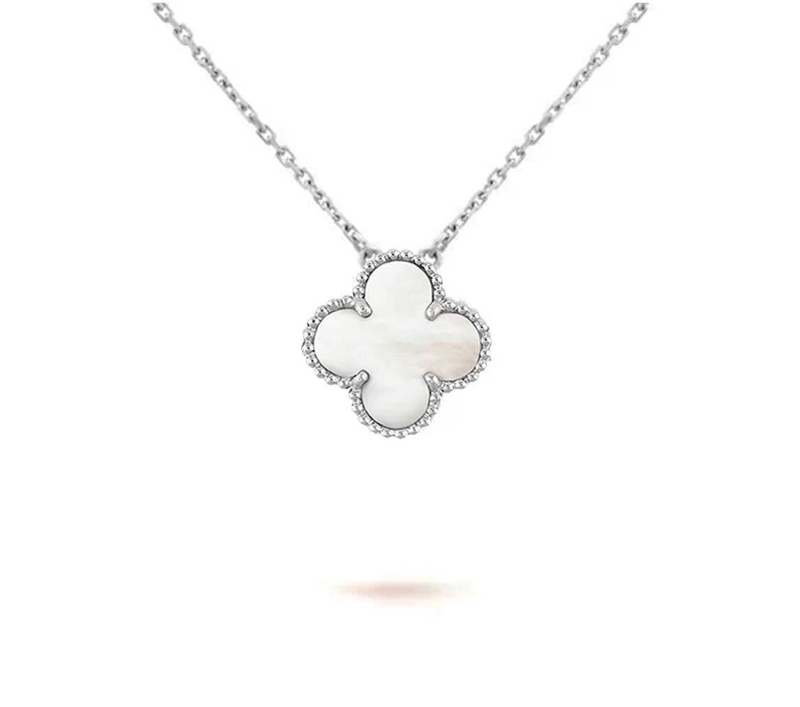 [OAKJURI Jewelry]CLOVER 15MM NECKLACE SILVER COLLECTION