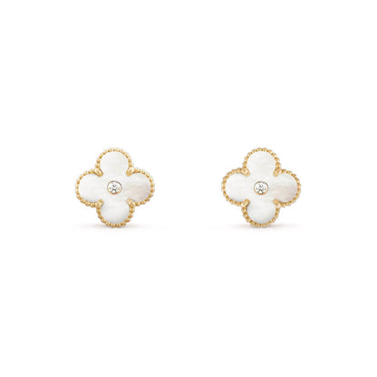[OAKJURI Jewelry]CLOVER  15MM DIAMOND EARRINGS COLLECTION