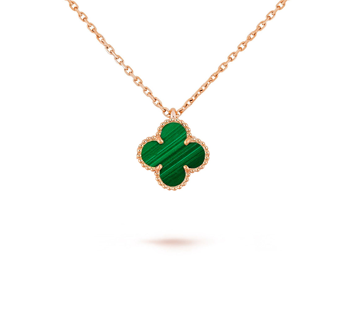 [OAKJURI Jewelry]CLOVER MINI 9.5MM CARNELIANS NECKLACE COLLECTION