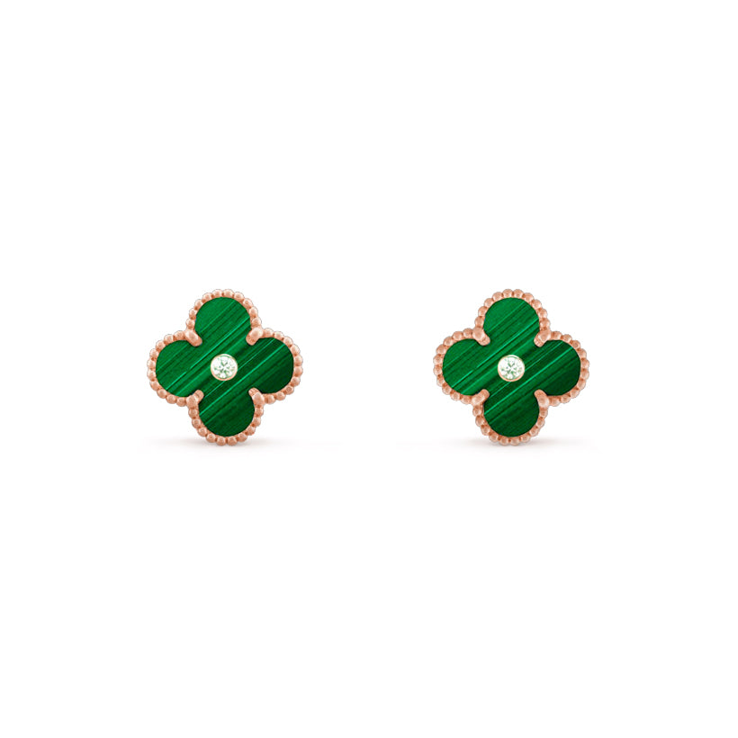 [OAKJURI Jewelry]CLOVER  15MM DIAMOND EARRINGS COLLECTION