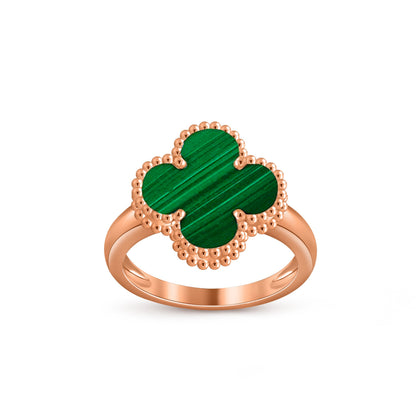 [OAKJURI Jewelry]CLOVER RING ROSE GOLD COLLECTION
