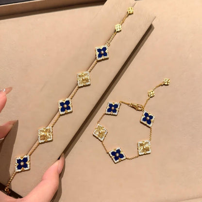 [OAKJURI Jewelry JEWELRY] OPERA 5 MOTIFS TULLE ENAMEL BRACELET