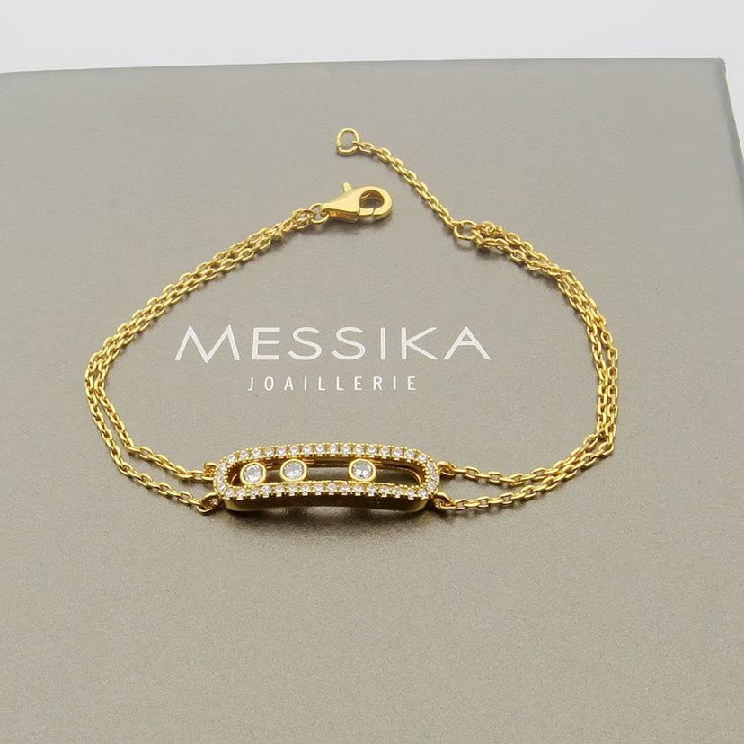 [OAKJURI Jewelry] Move Classique pavé bracelet