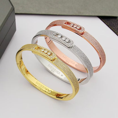 [OAKJURI Jewelry]Move Noa Full Pavé Diamond Bangle Bracelet