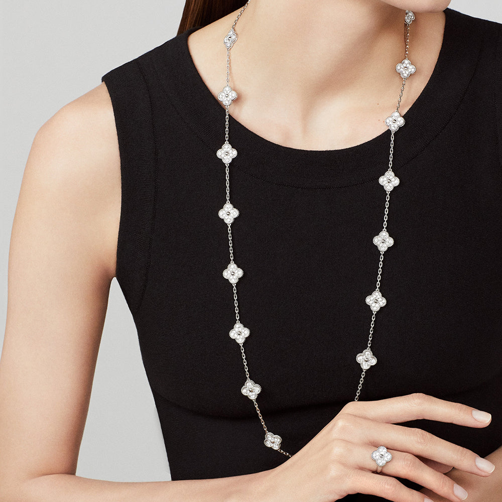 [OAKJURI Jewelry]CLOVER 20 MOTIFS  LASER SILVER