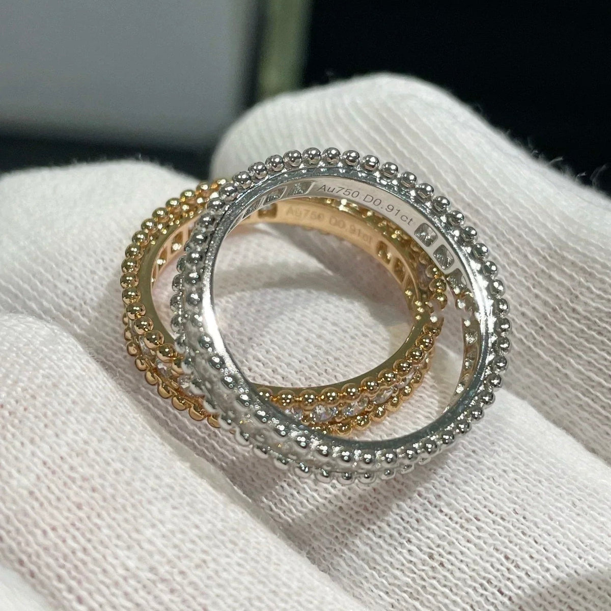 [OAKJURI Jewelry]PERLEE DIAMOND ROSE GOLD RING