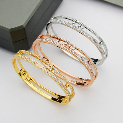 [OAKJURI Jewelry]Move Romane pavé bangle