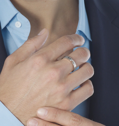 [OAKJURI Jewelry]ALLIANCE LIENS VIDENCE 4MM RING