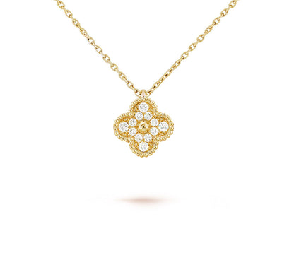 [OAKJURI Jewelry]CLOVER MINI 9.5MM CARNELIANS NECKLACE COLLECTION