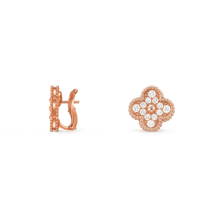[OAKJURI Jewelry]CLOVER 15MM MOP EARRINGS COLLECTION
