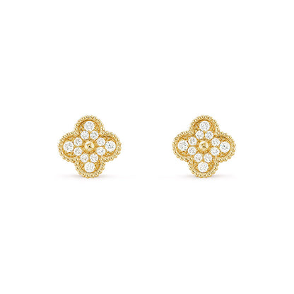 [OAKJURI Jewelry]CLOVER  9.5MM EARRINGS COLLECTION