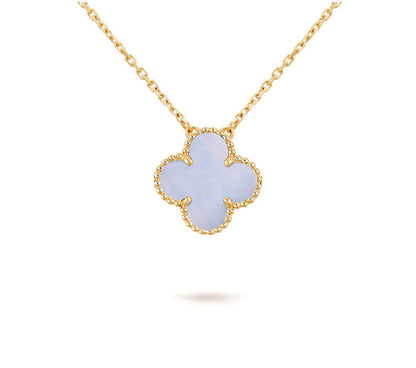 [OAKJURI Jewelry]CLOVER 15MM SINGLE FLOWER NECKLACE COLLECTION