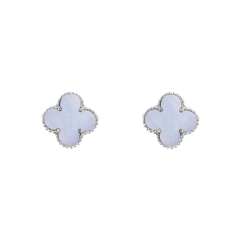 [OAKJURI Jewelry]CLOVER SILVER 15MM EARRINGS COLLECTION
