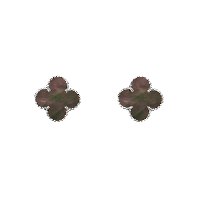 [OAKJURI Jewelry]CLOVER SILVER 15MM EARRINGS COLLECTION