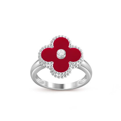[OAKJURI Jewelry]CLOVER SILVER DIOMND RING COLLECTION