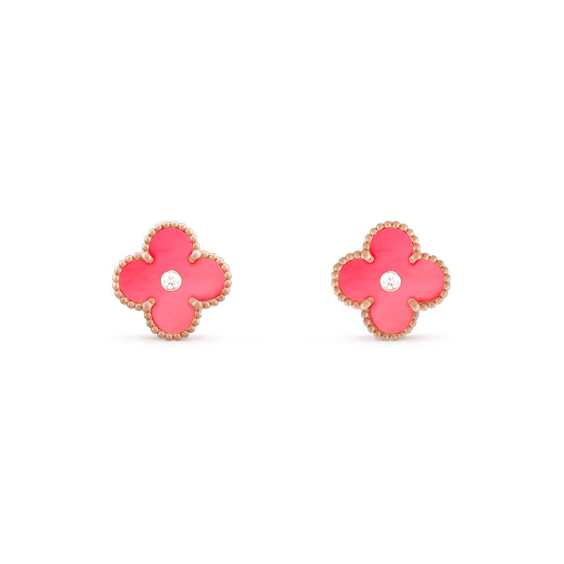 [OAKJURI Jewelry]CLOVER  15MM DIAMOND EARRINGS COLLECTION