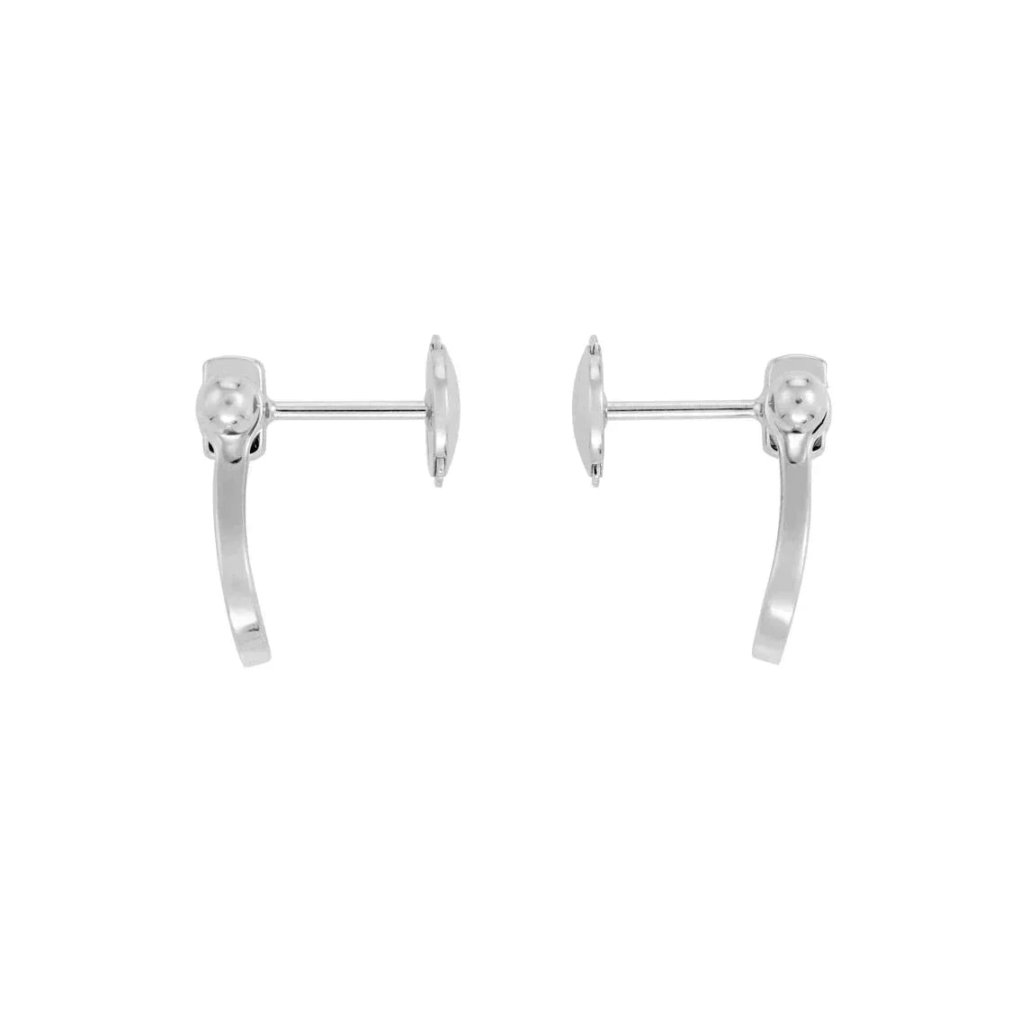[OAKJURI Jewelry]FORCE 10 FULL DIAMOND STUD EARRINGS MINI MODEL