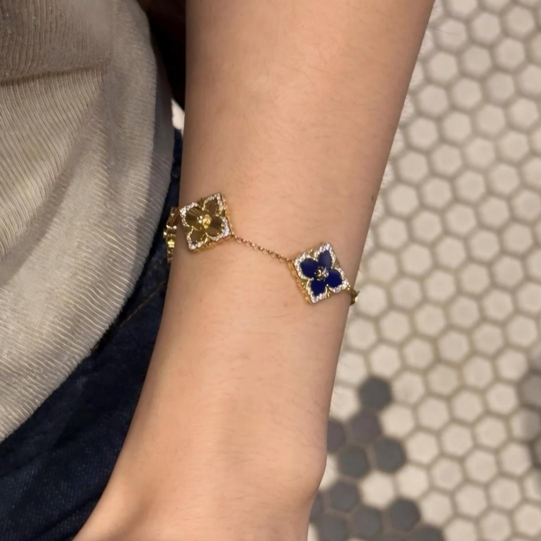 [OAKJURI Jewelry JEWELRY] OPERA 5 MOTIFS TULLE ENAMEL BRACELET