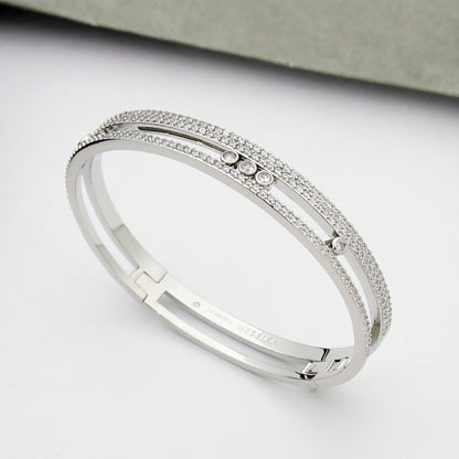 [OAKJURI Jewelry]Move Romane pavé bangle