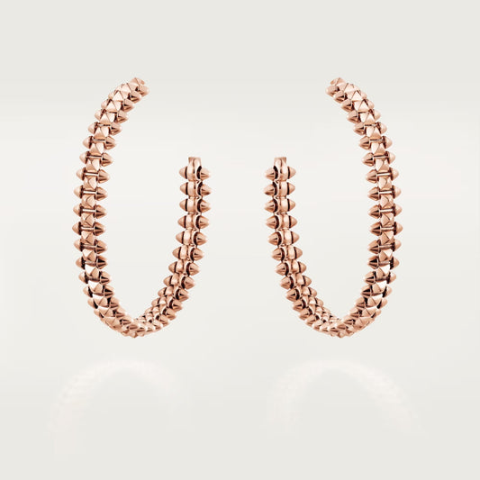 [OAKJURI Jewelry] CLASH HOOP LARGE EARRINGS
