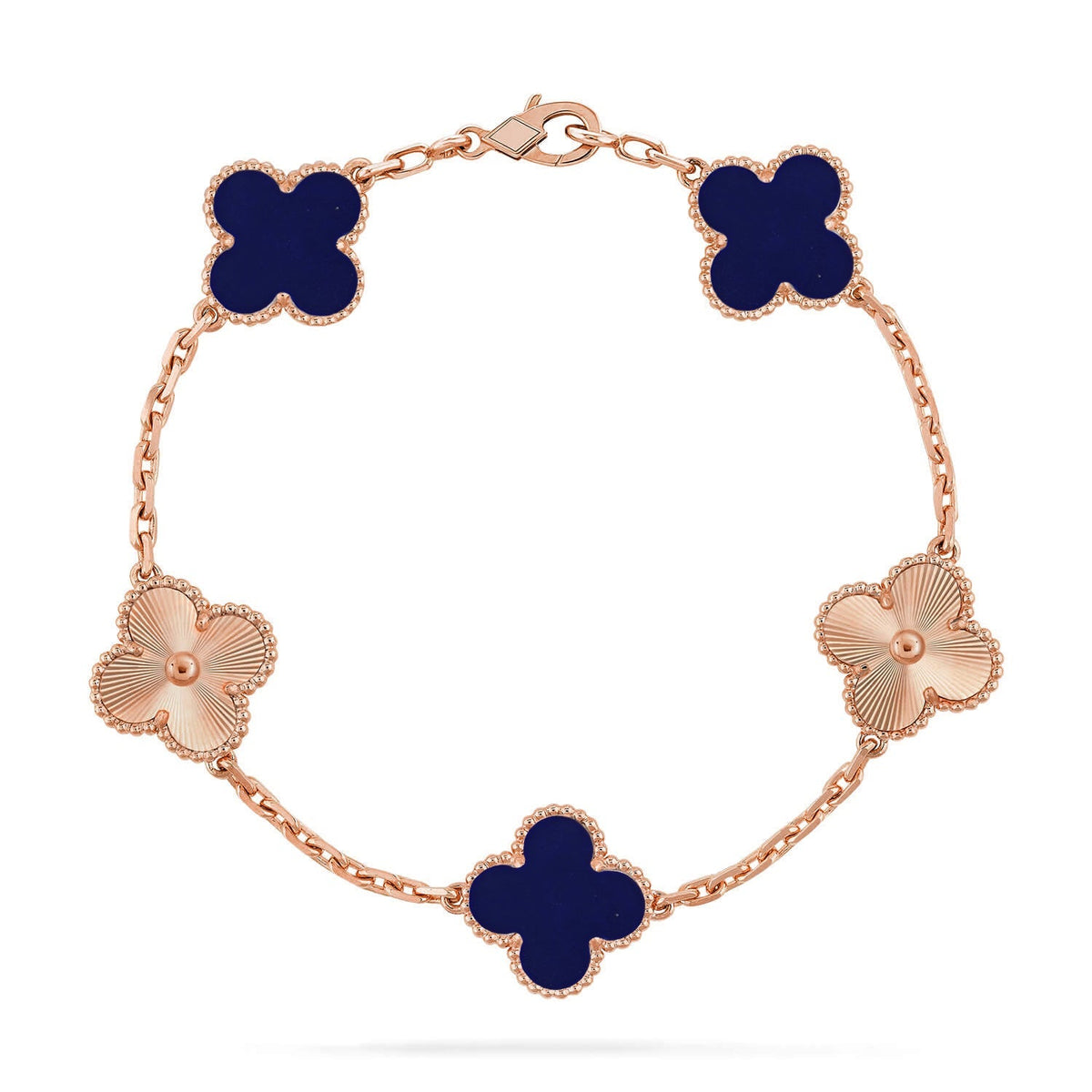 [OAKJURI Jewelry]CLOVER 5 MOTIF LAPIS LAZULI BRACELET COLLECTION