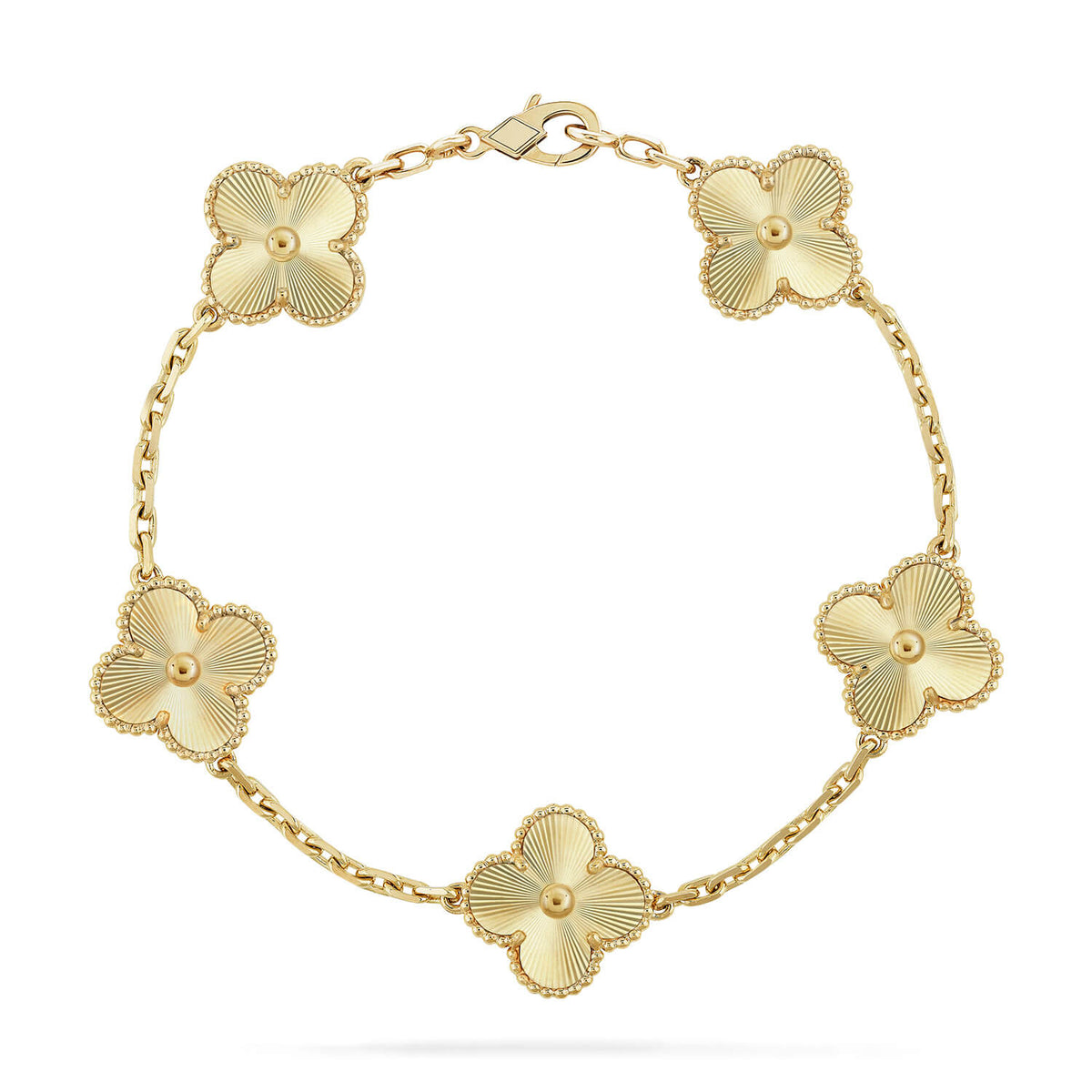 [OAKJURI Jewelry]Clover & Clash Bracelet 3-Piece Stack set
