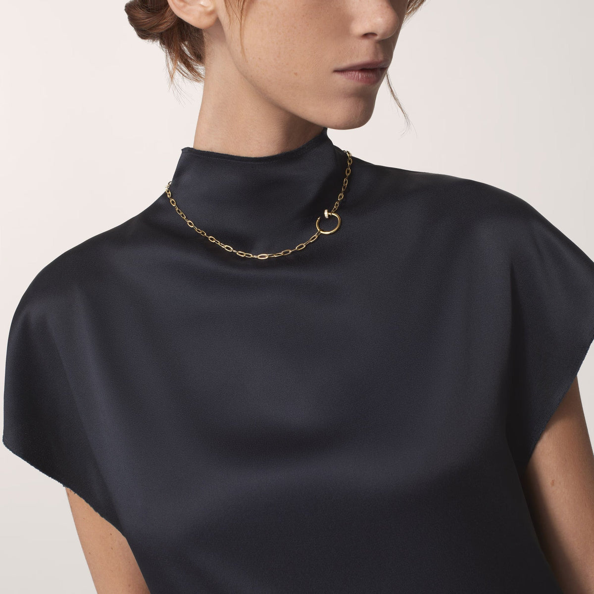 [OAKJURI Jewelry] JUSTE NECKLACE FULL DIAMONDS