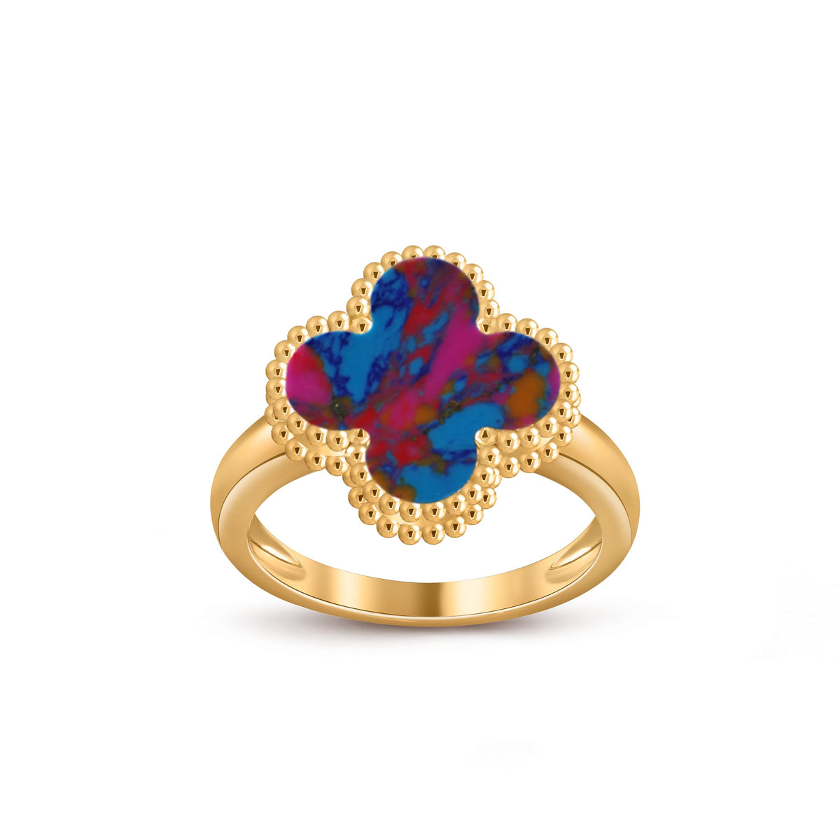 [OAKJURI Jewelry]CLOVER RING GOLD COLLECTION